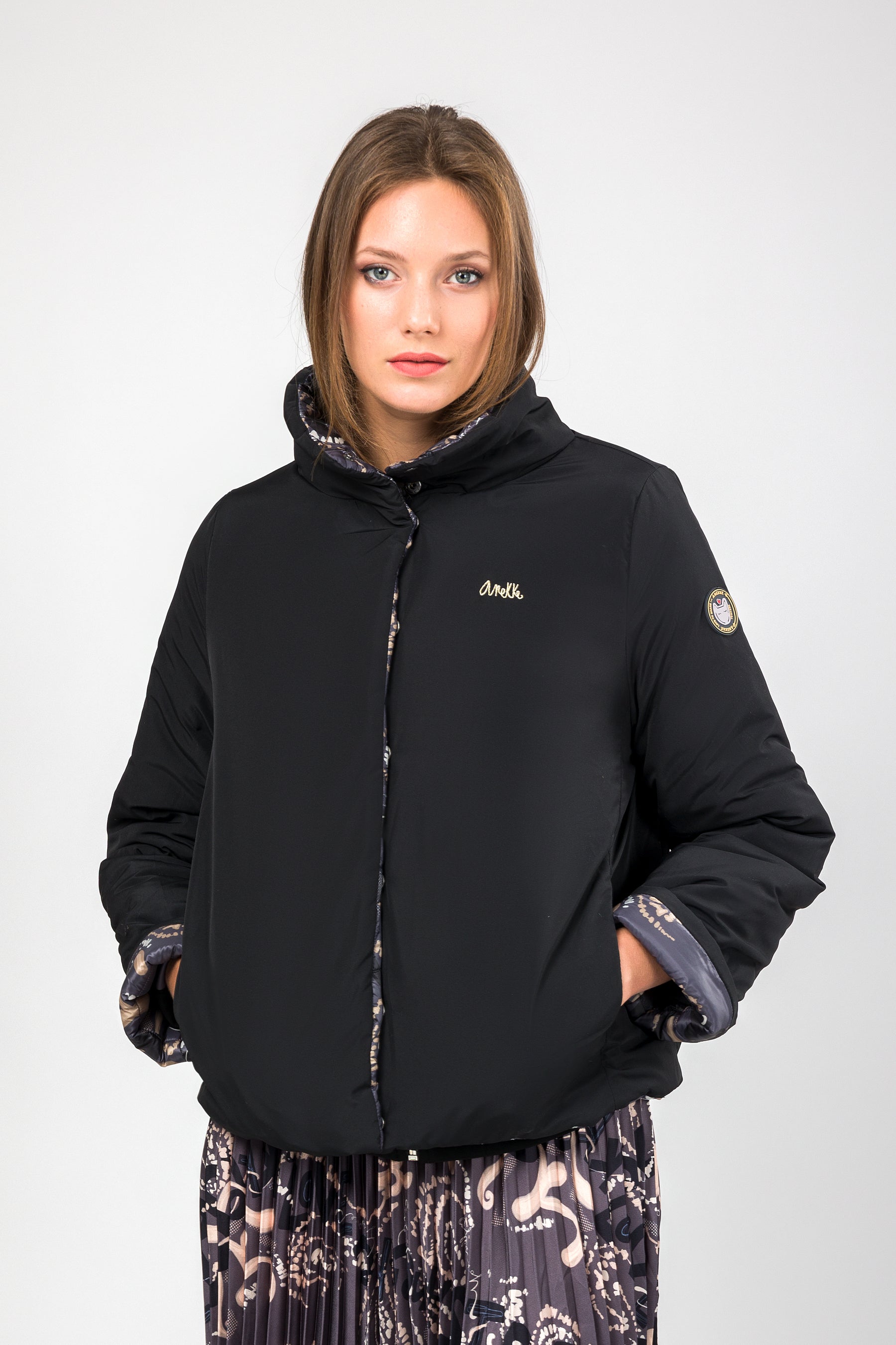 Veste réversible vert