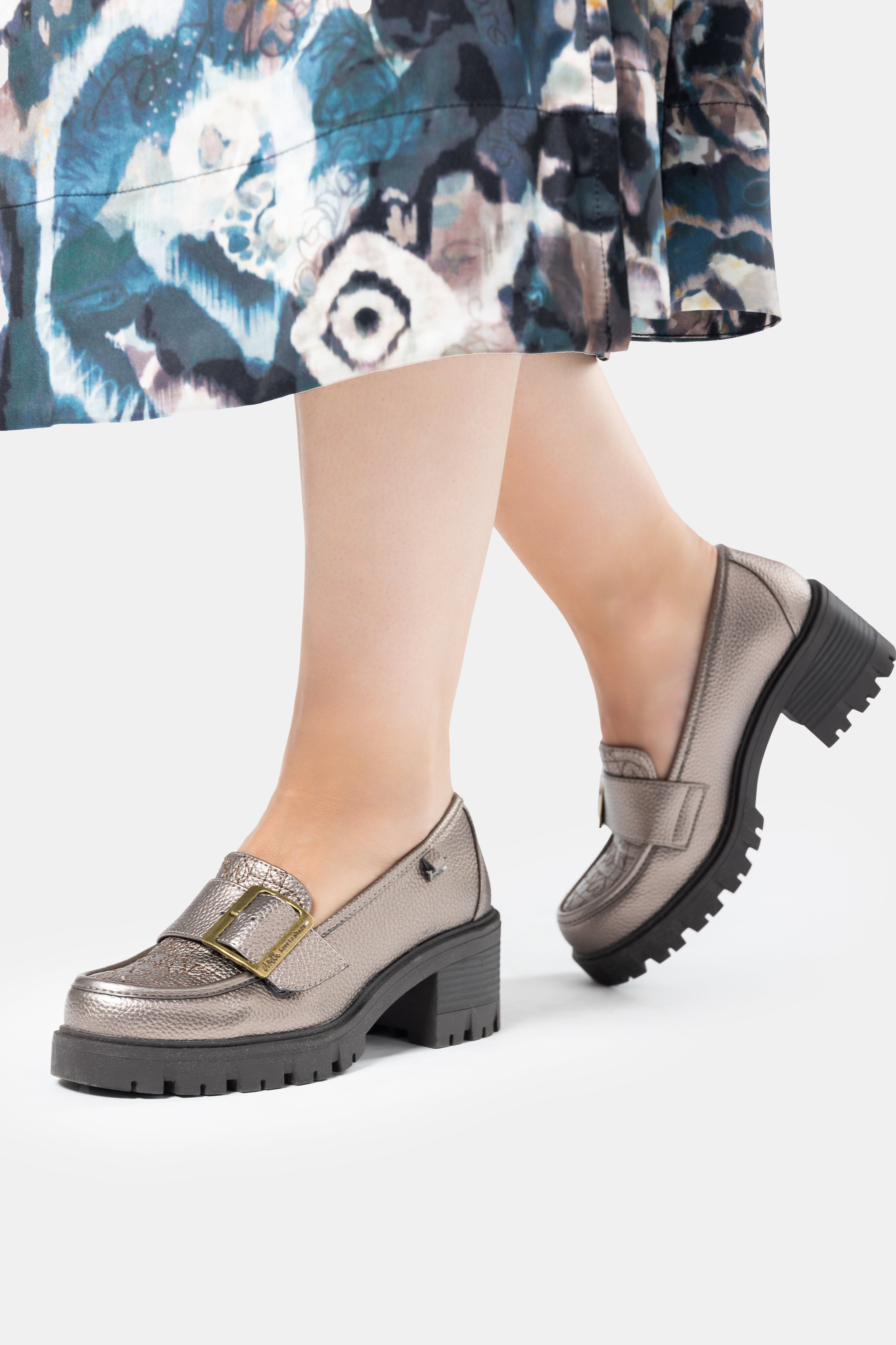 Mocassins doré