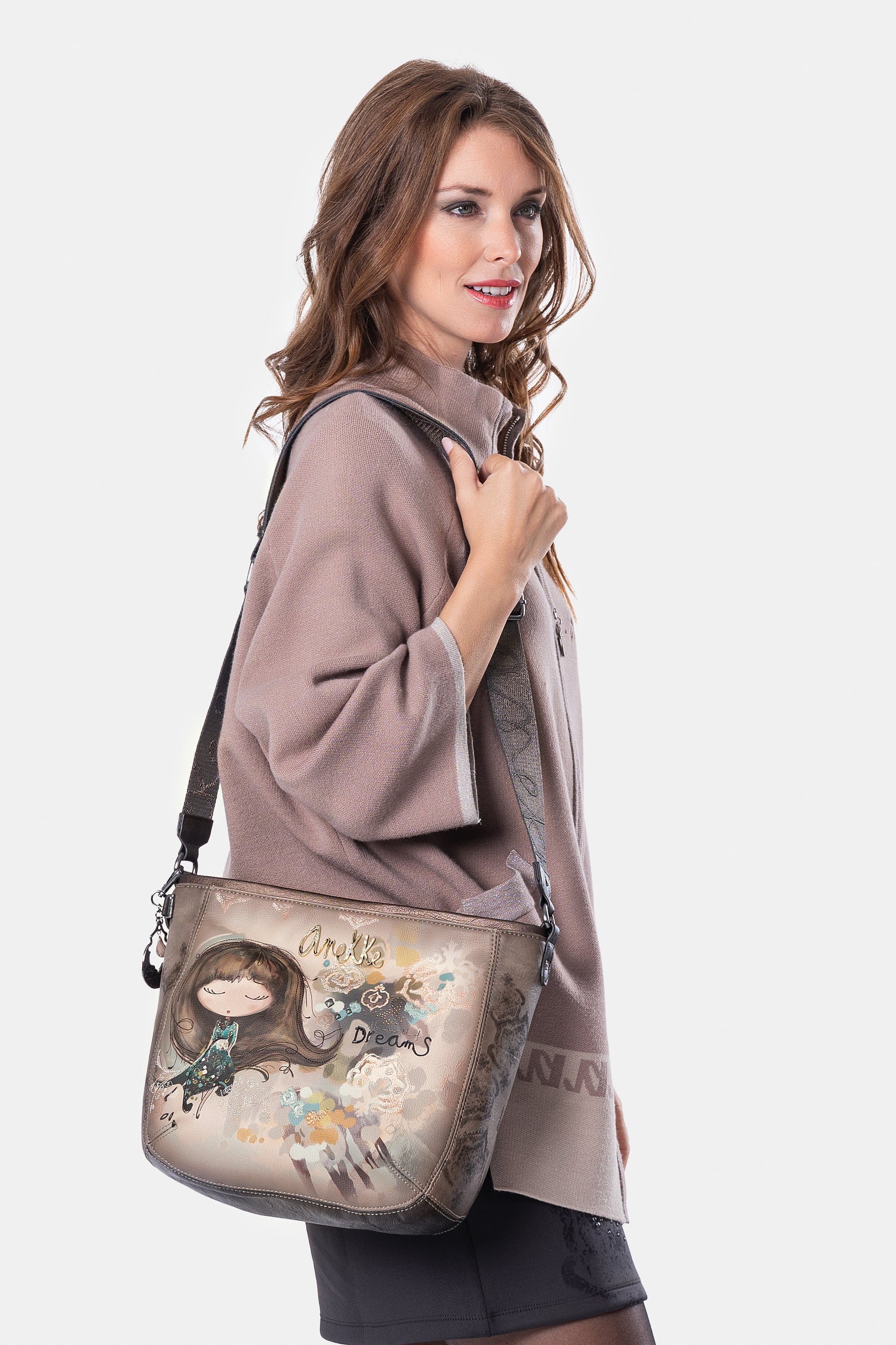 Sac bandoulière ovale moyen Real