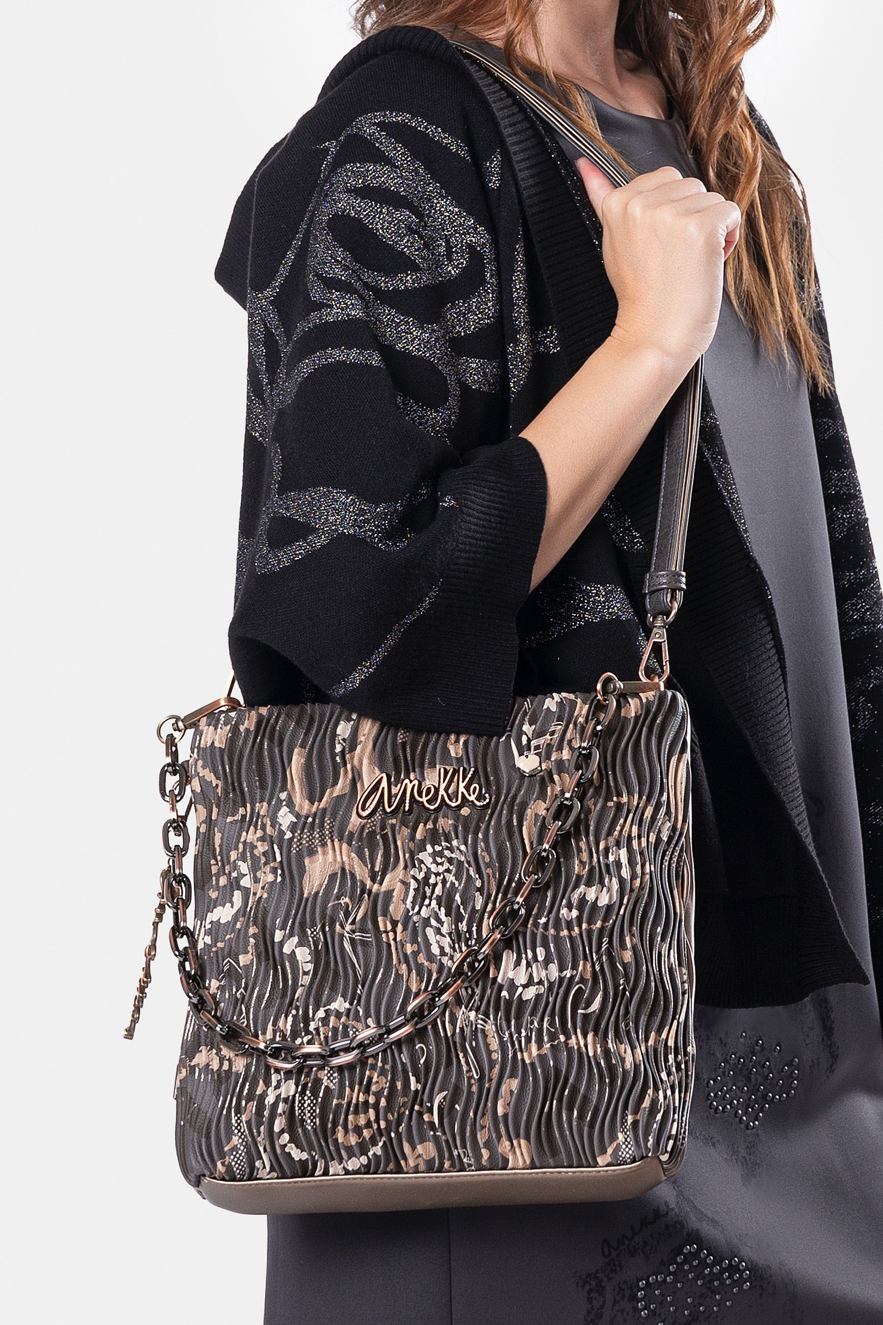Sac bandoulière carré Intentions