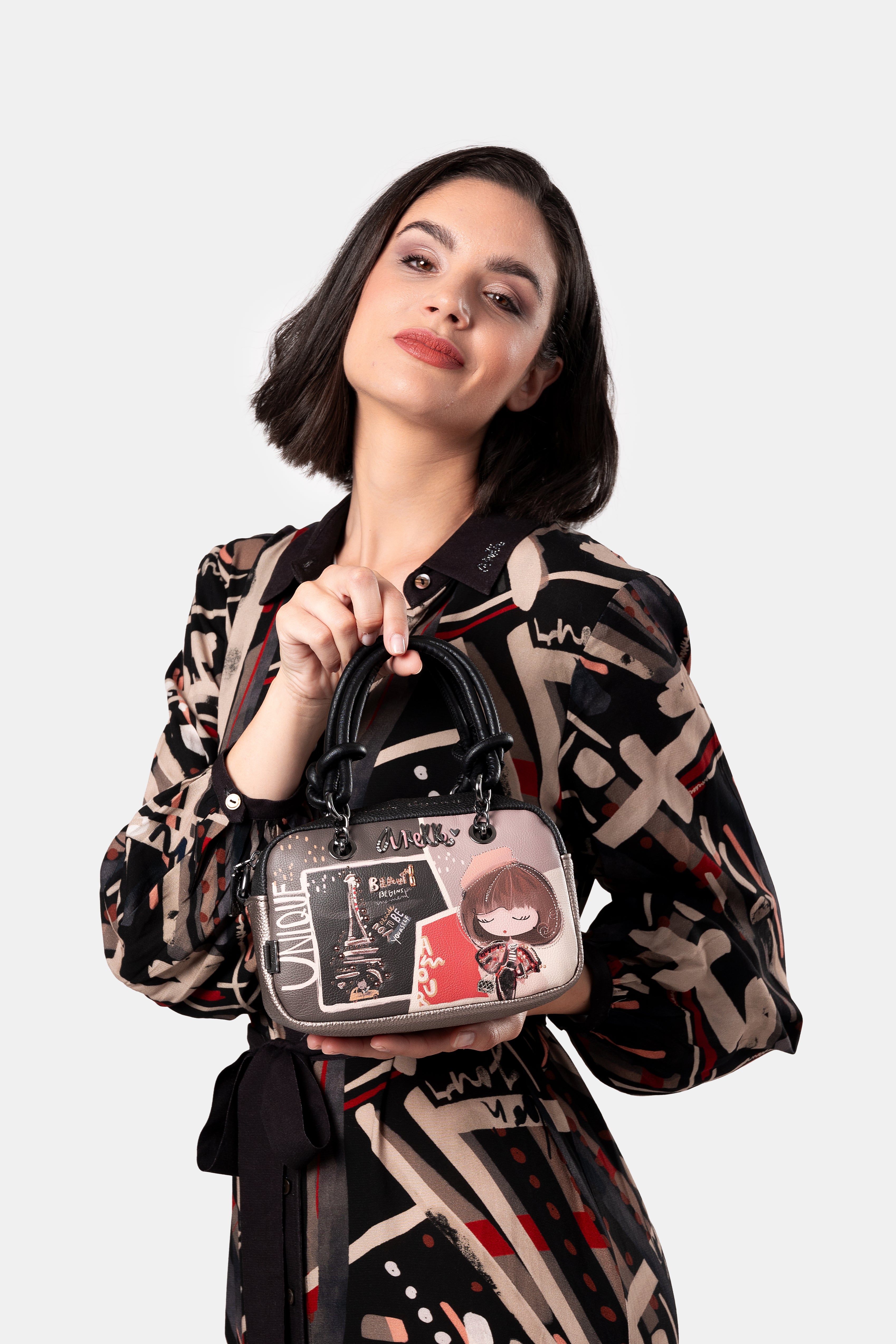 Sac à main avec bandoulière petit Mademoiselle