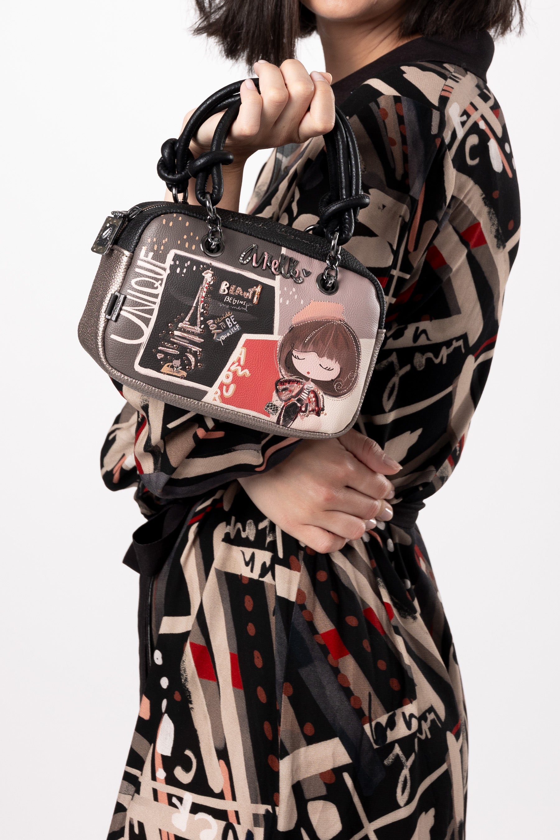 Sac à main avec bandoulière petit Mademoiselle