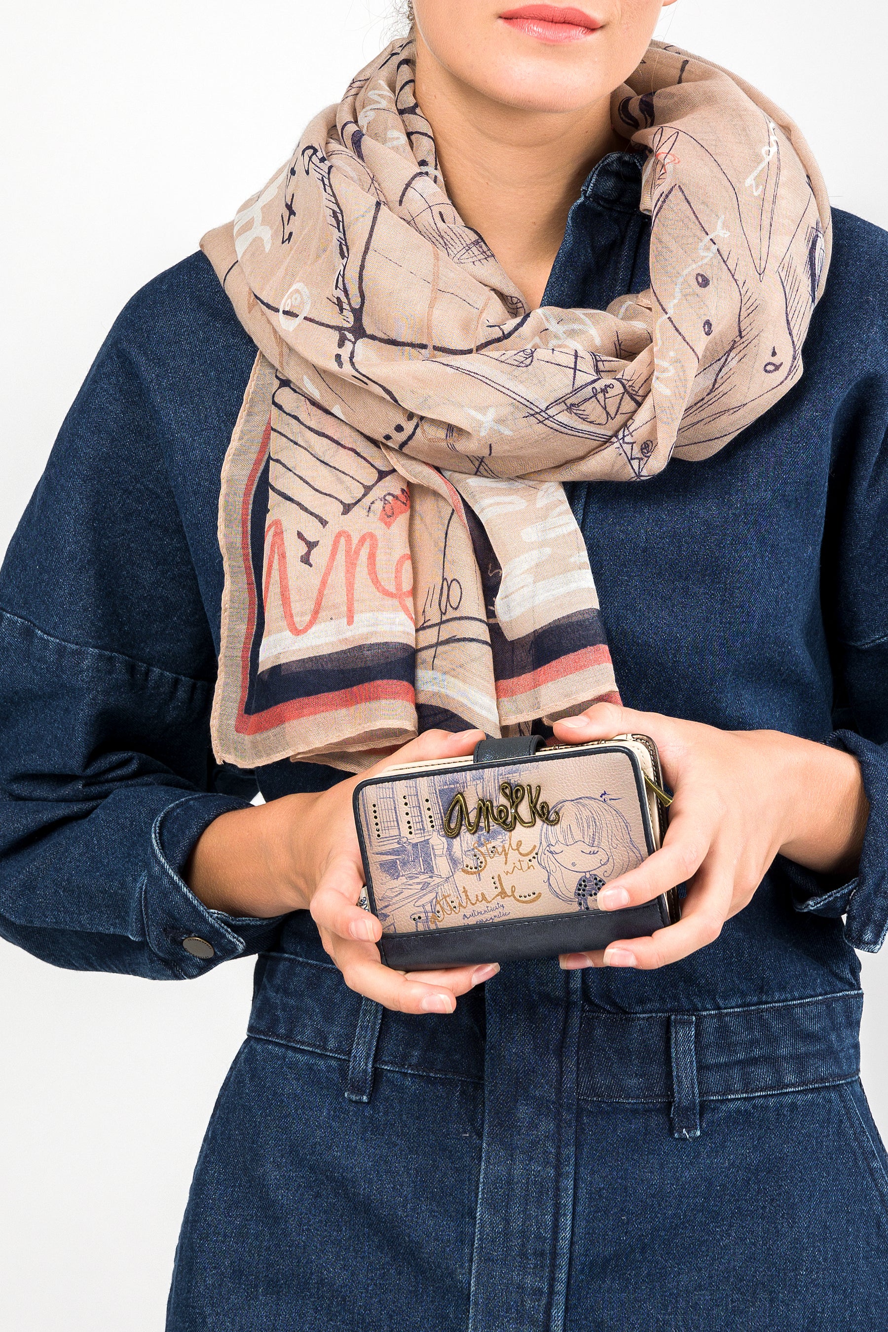Portefeuille RFID moyen Studio