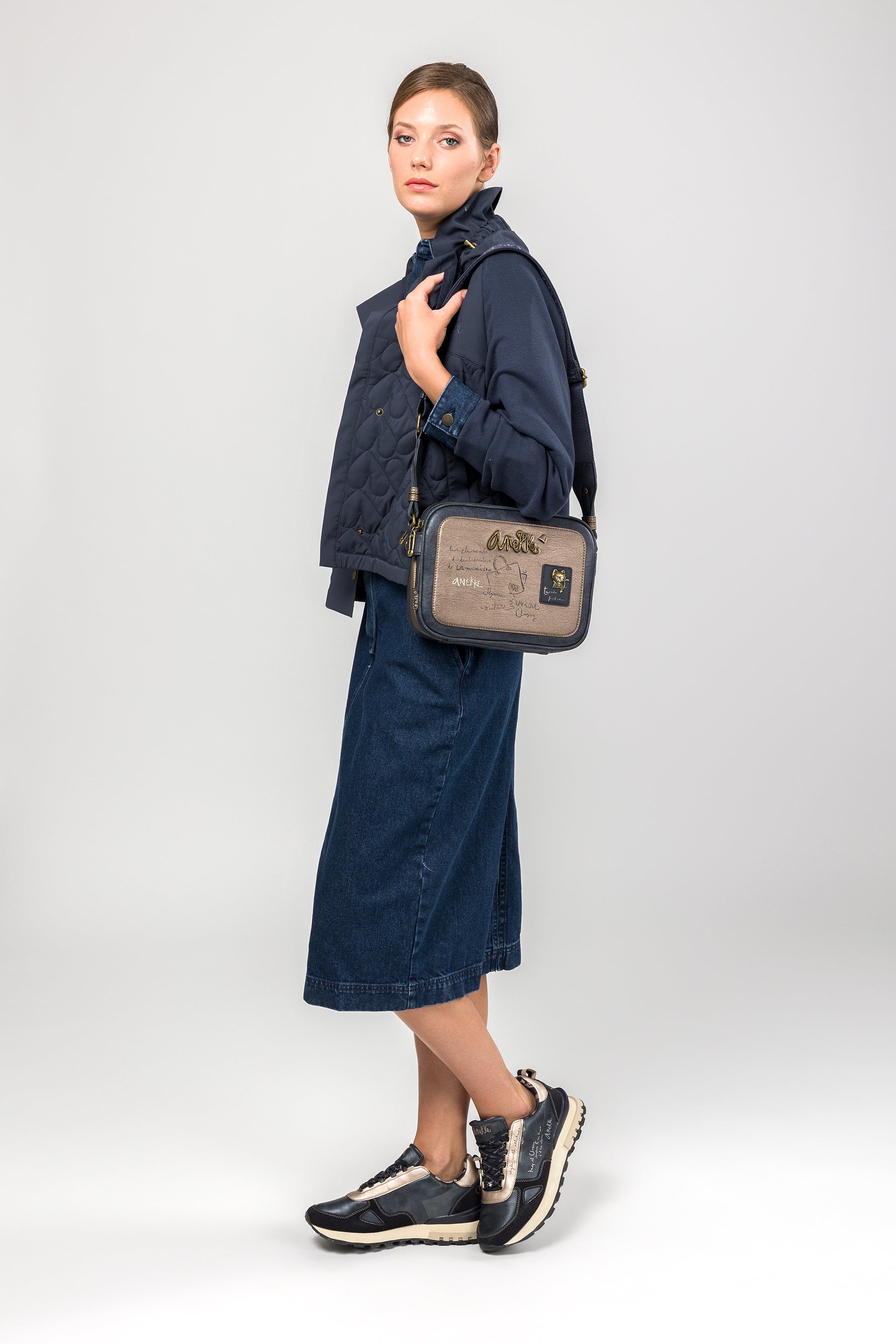 Sac bandoulière 3 compartiments Boutique