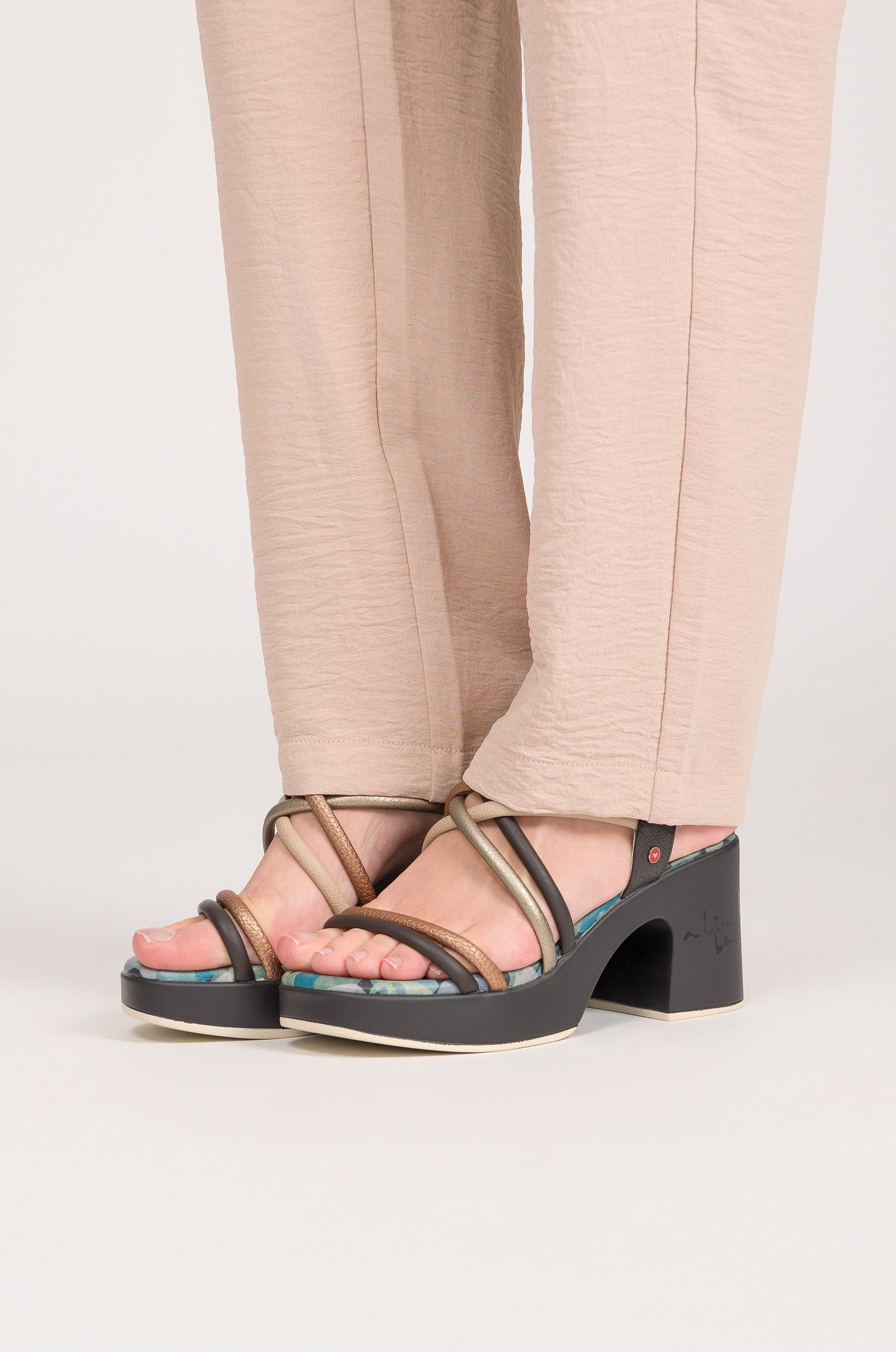 Sandales à plateforme et talon Bloom