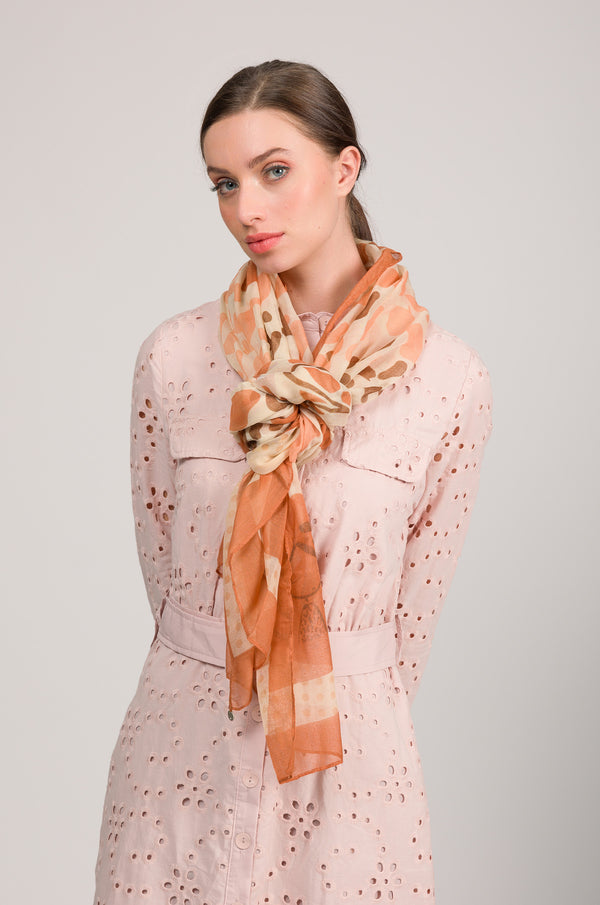 Foulard imprimé Eikon