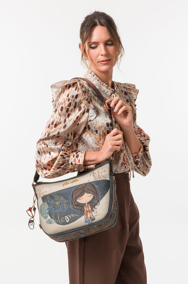 Sac à bandoulière de taille moyenne Tulip