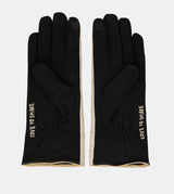 Gants Contemporary noir et beige