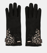 Gants doublés en polaire noirs