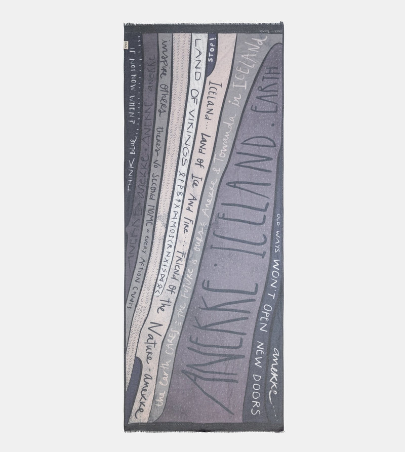 Écharpe pashmina en Islande