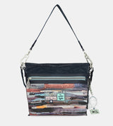Sac crossbody matelassé Nature Ocean avec deux poignées