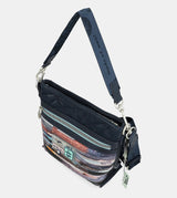 Sac crossbody matelassé Nature Ocean avec deux poignées
