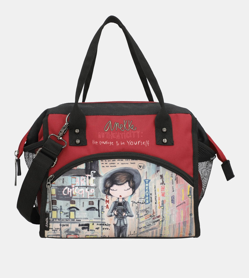 Sac à lunch de la ville avec une sangle à bandoulière