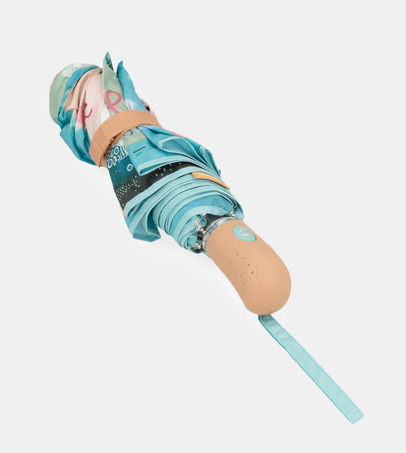 Parapluie pliant automatique méditerranéen
