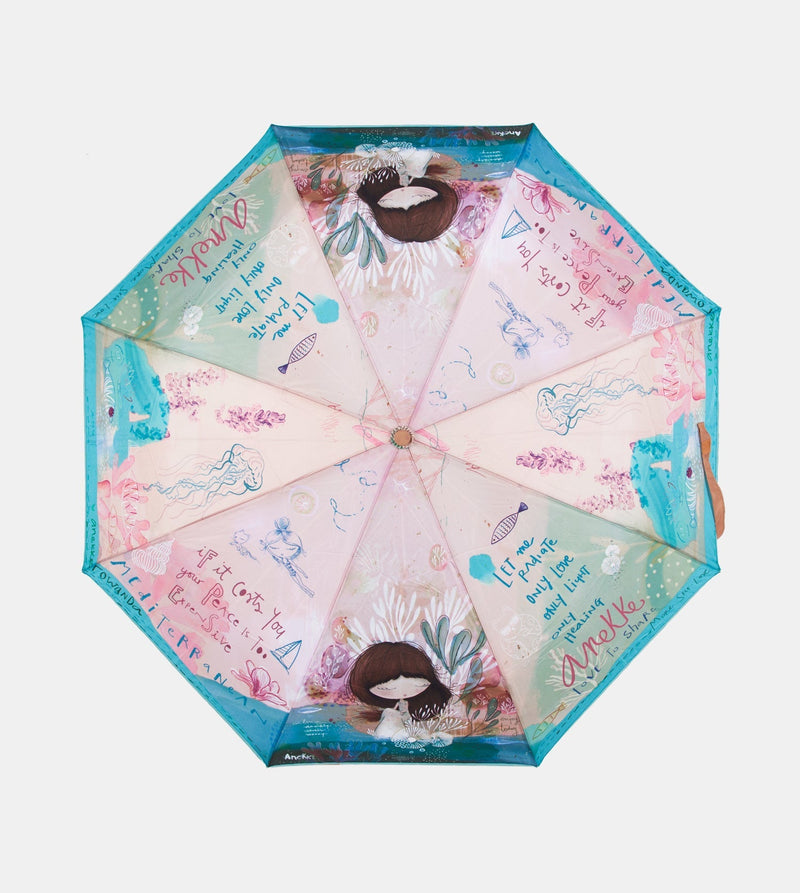 Parapluie pliant automatique méditerranéen