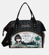 Sac de porte-aliments avec bandoulière la forêt