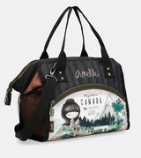 Sac de porte-aliments avec bandoulière la forêt
