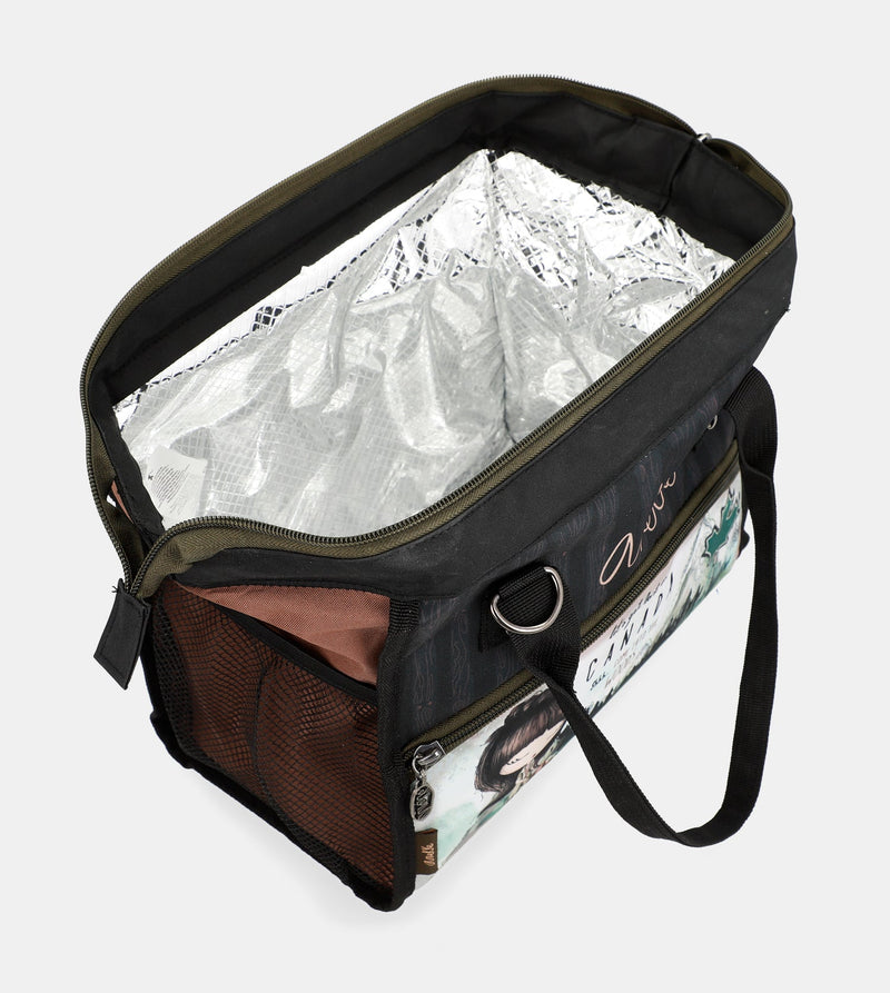 Sac de porte-aliments avec bandoulière la forêt