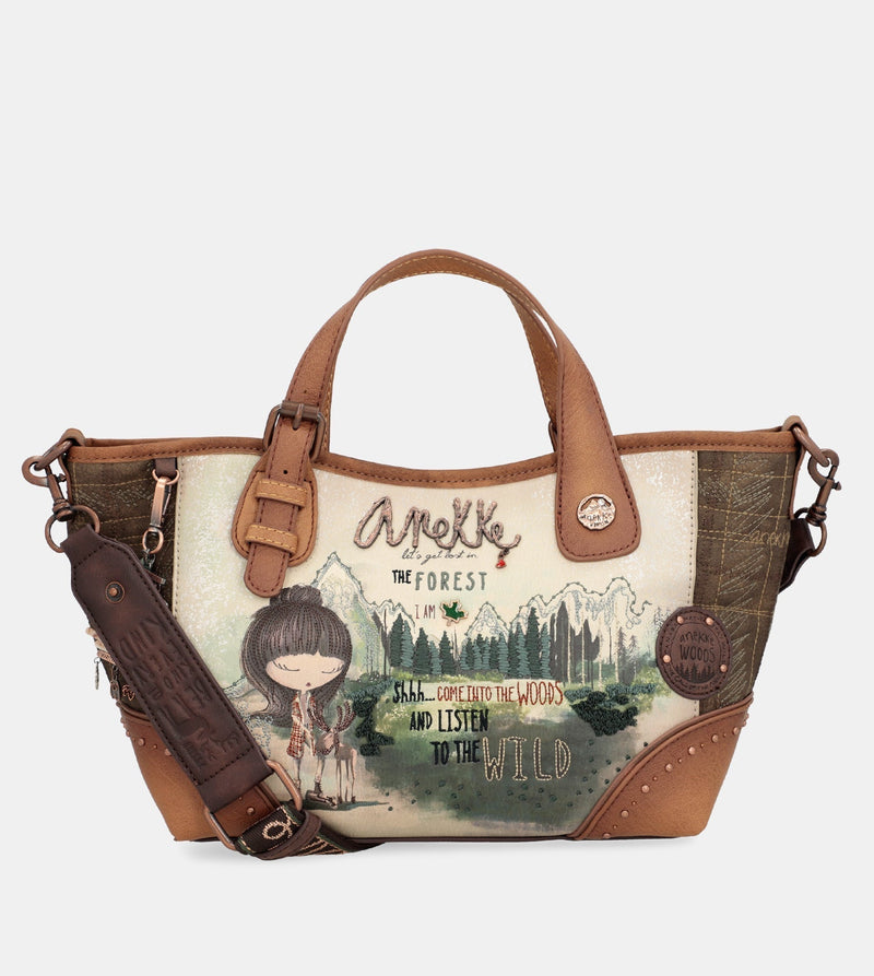 Le sac fourre-tout de l'épaule forestière avec bandoulière