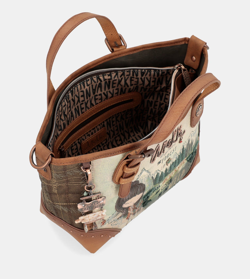 Le sac fourre-tout de l'épaule forestière avec bandoulière