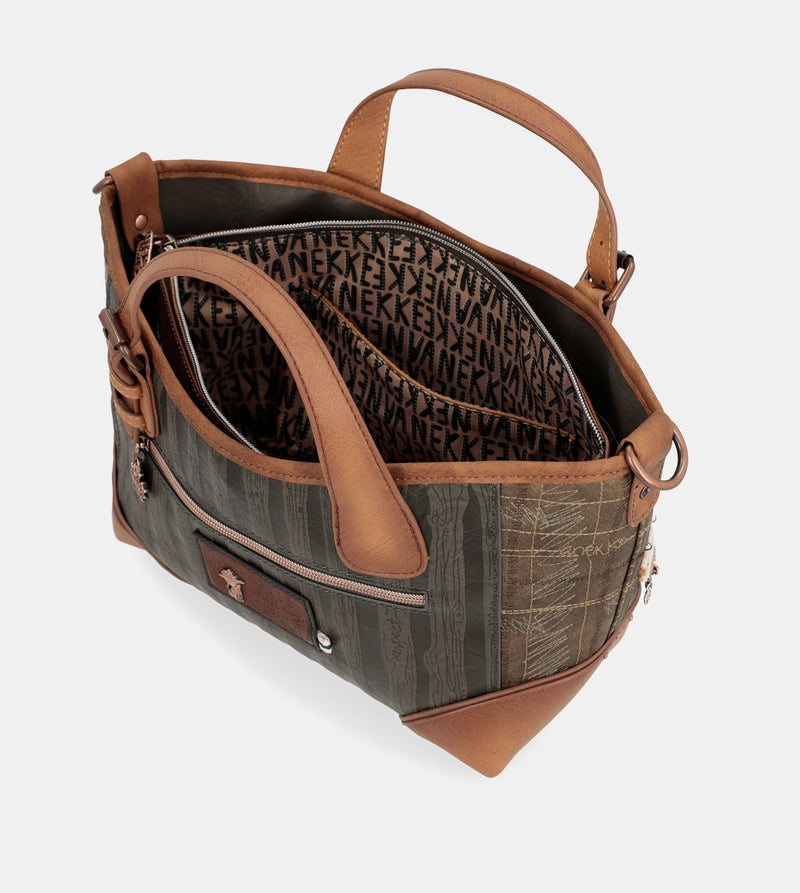 Le sac fourre-tout de l'épaule forestière avec bandoulière