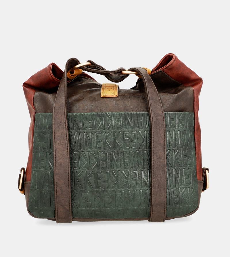 Sac à bandoulière urbain convertible en sac à dos