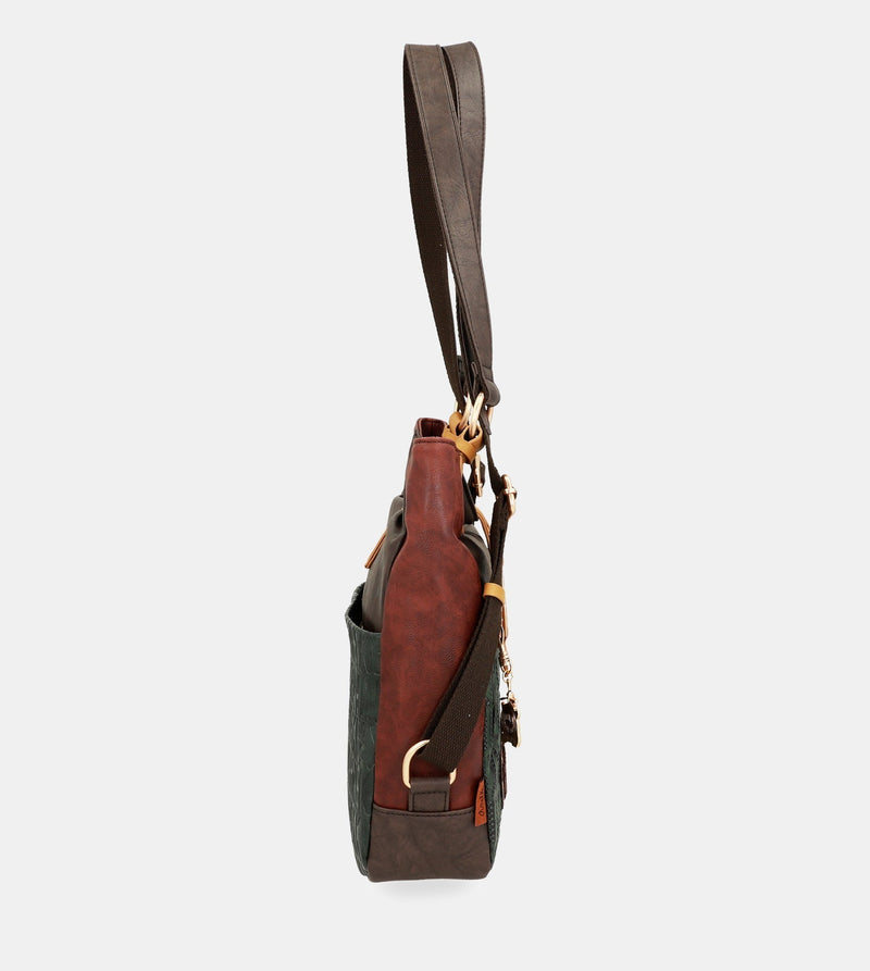 Sac à bandoulière urbain convertible en sac à dos