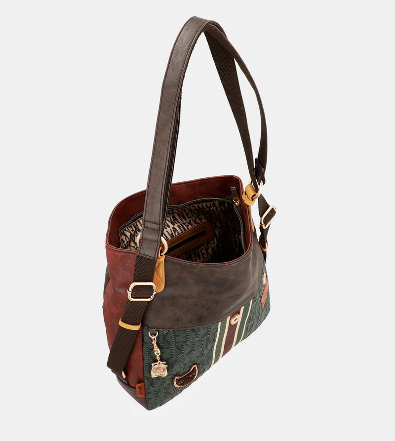 Sac à bandoulière urbain convertible en sac à dos