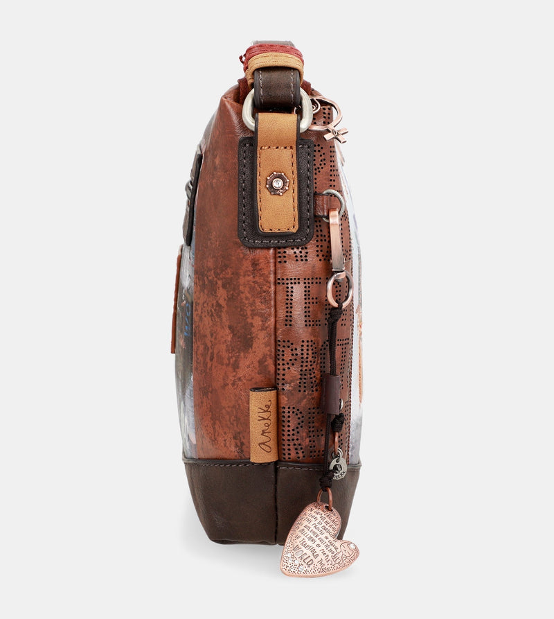 Voix du sac à bandoulière imprimé