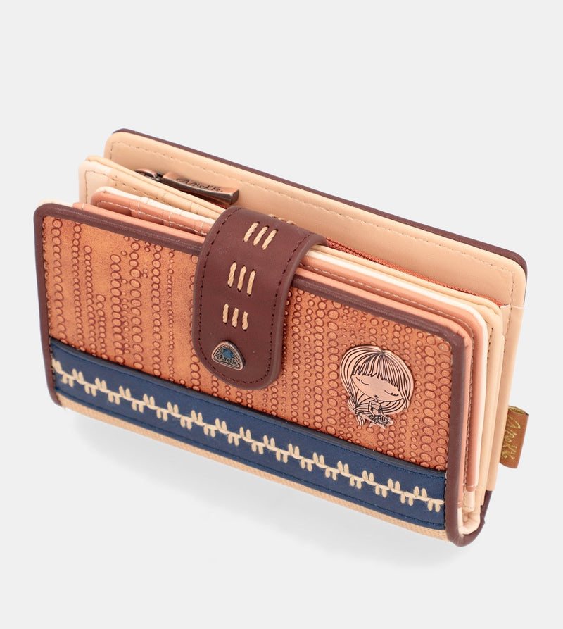 Tribe Medium Ethnic Print RFID Portefeuille