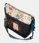 Nature Pachamama Navy Blue grand sac crossbody