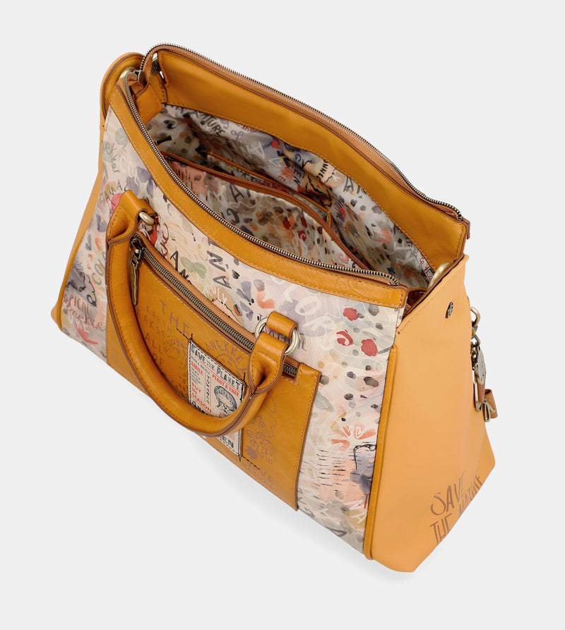 Nature Pachamama Ocher Doctor Purse