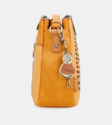 Nature Pachamama Ocher Crossbody Sac avec 3 compartiments