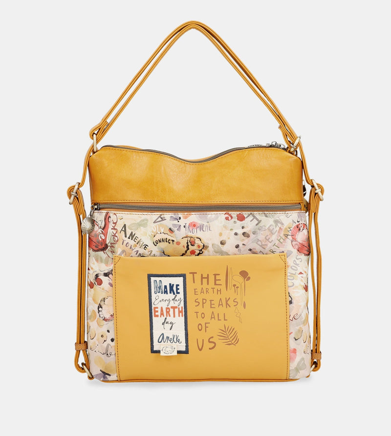 Nature Pachamama Convertible Ochère Bag en sac à dos