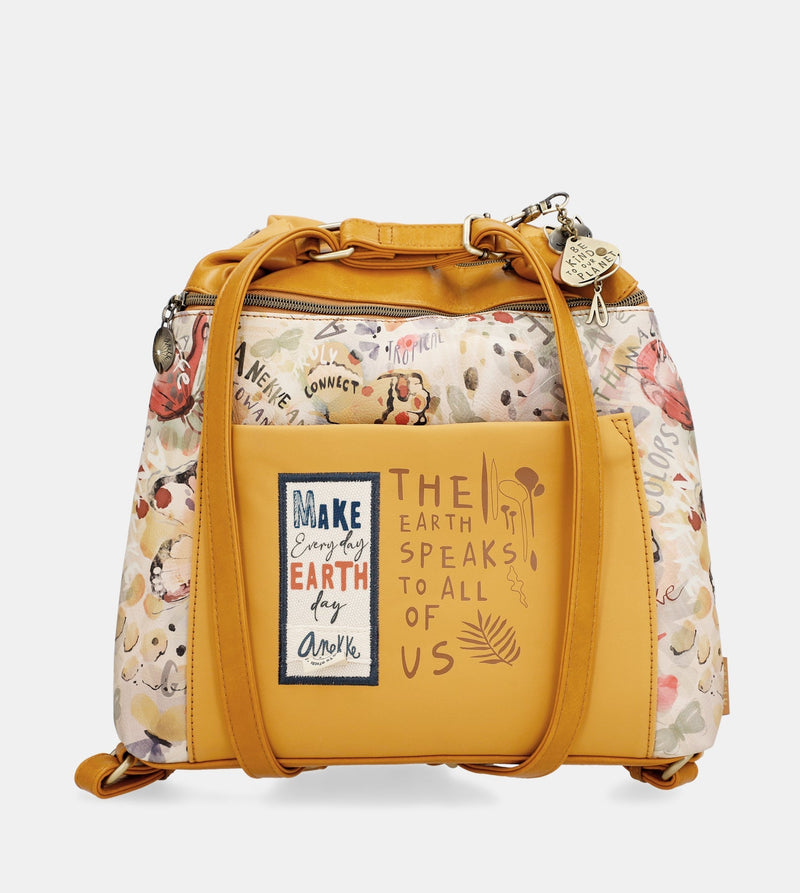 Nature Pachamama Convertible Ochère Bag en sac à dos