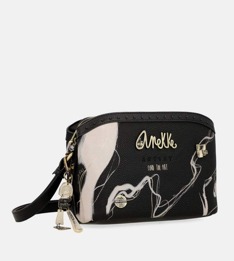 Nature Shodō 3 compartiment Black Messager Sac noir