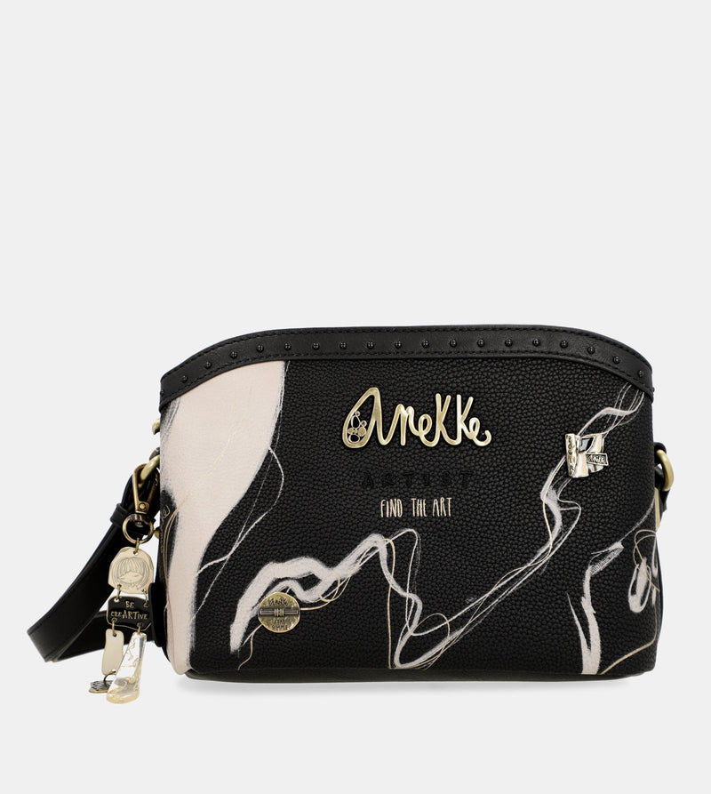 Nature Shodō 3 compartiment Black Messager Sac noir