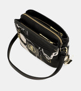 Nature Shodō 3 compartiment Black Messager Sac noir