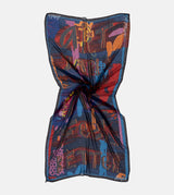 Foulard bleu Contemporary