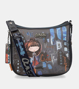 Grand sac à bandoulière contemporain contemporain