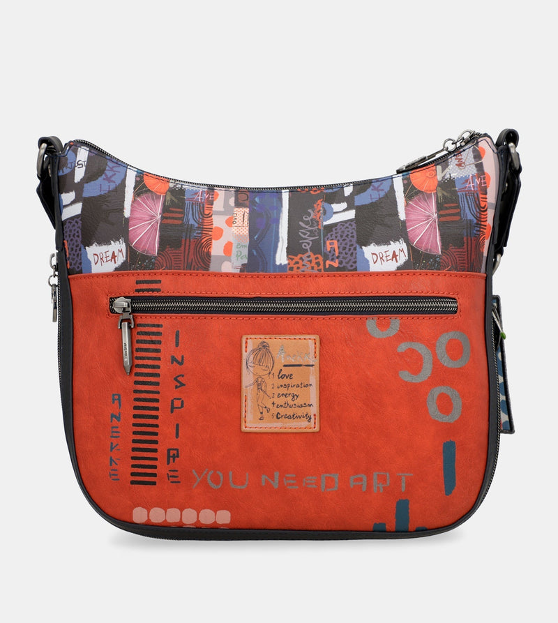 Grand sac à bandoulière contemporain contemporain