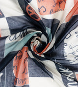 Foulard orange Sixties