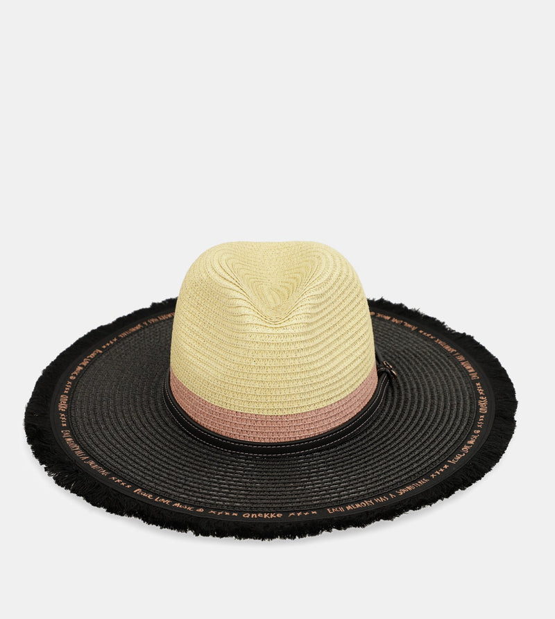 Chapeau raphia assorti