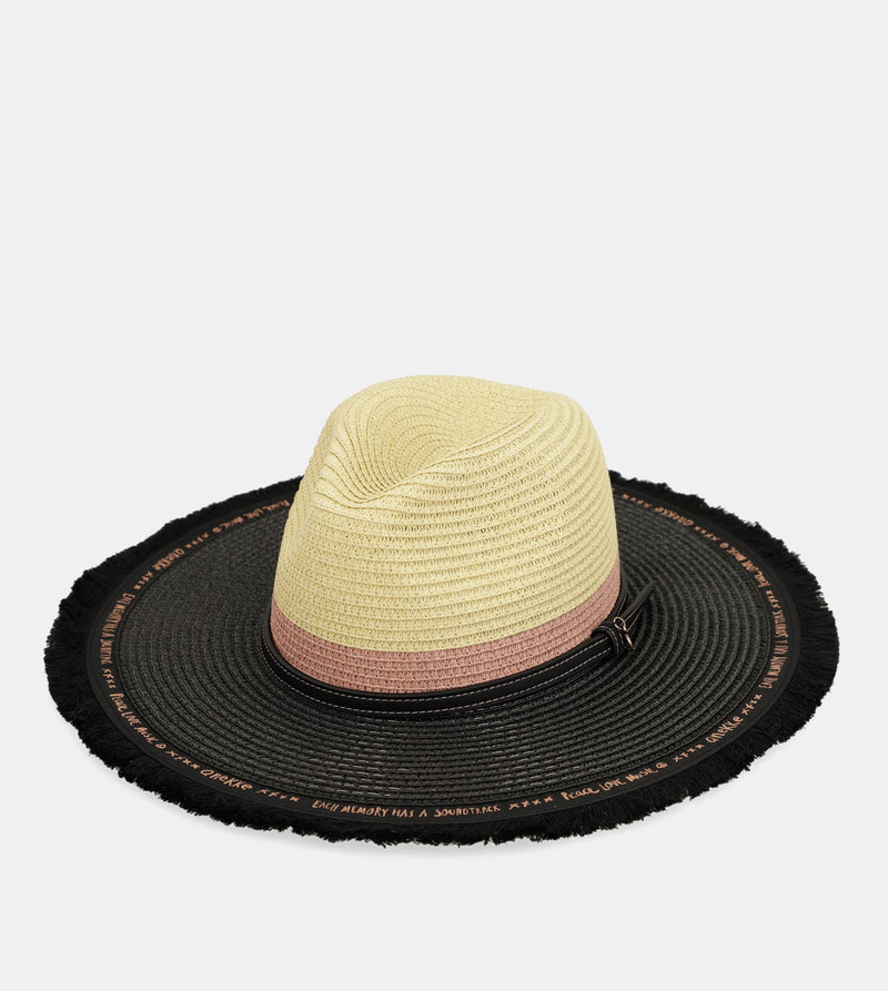 Chapeau raphia assorti