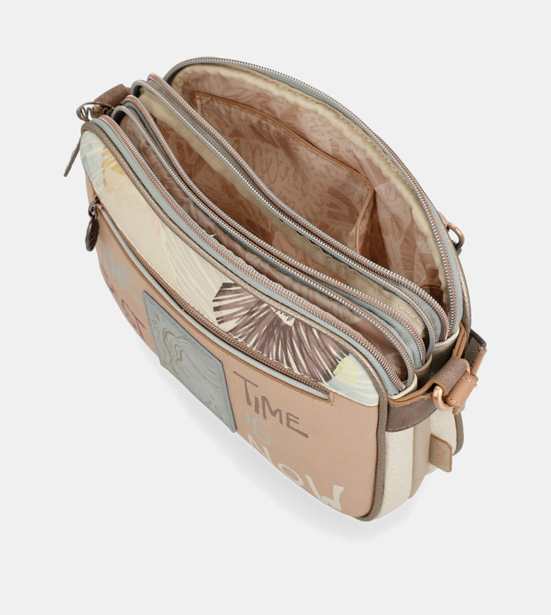 Sac bandoulière 3 compartiments Passion