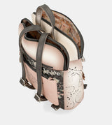 Sac à dos 2 compartiments rose Peace & Love