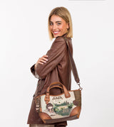 Le sac fourre-tout de l'épaule forestière avec bandoulière