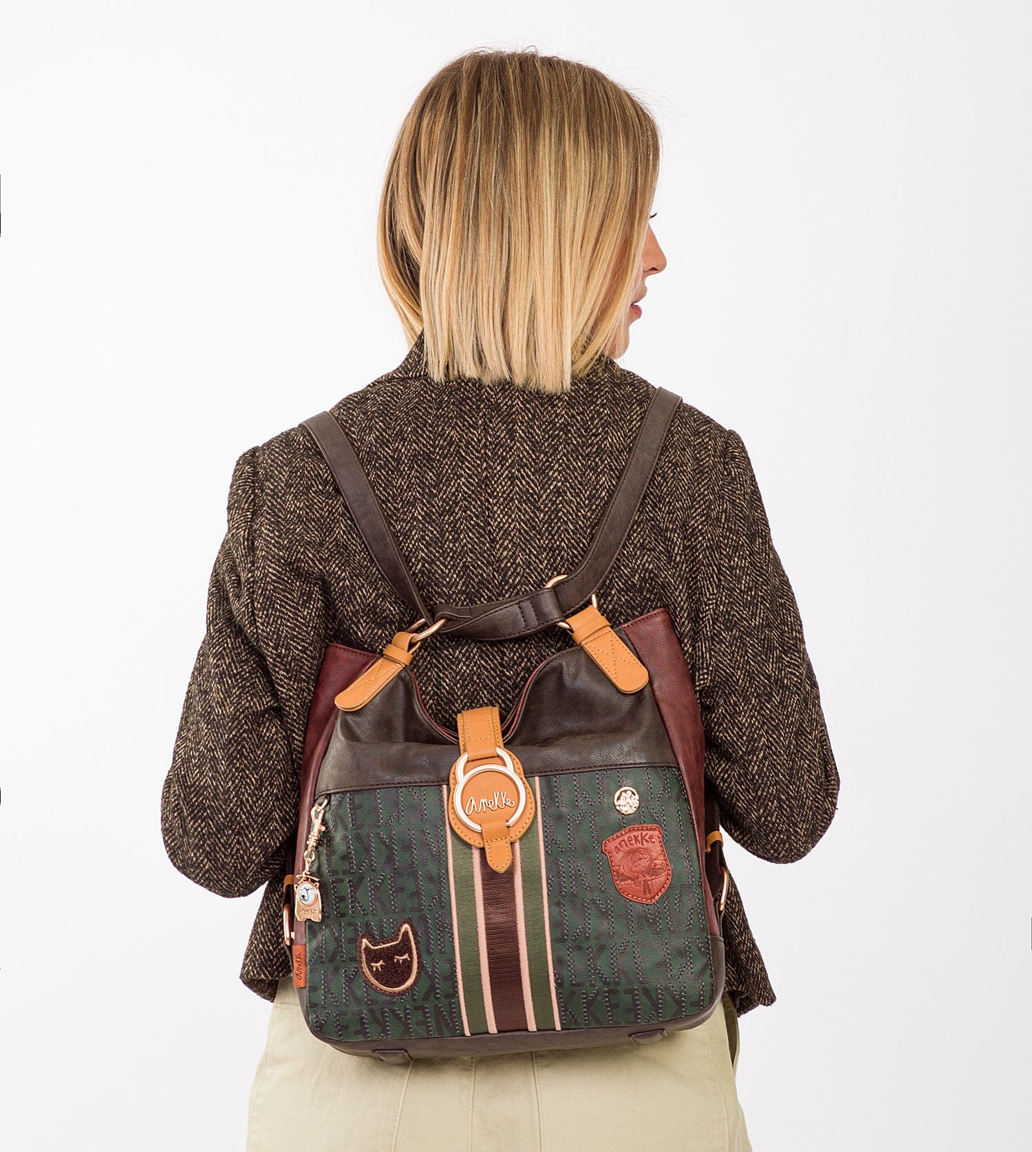 Sac à bandoulière urbain convertible en sac à dos