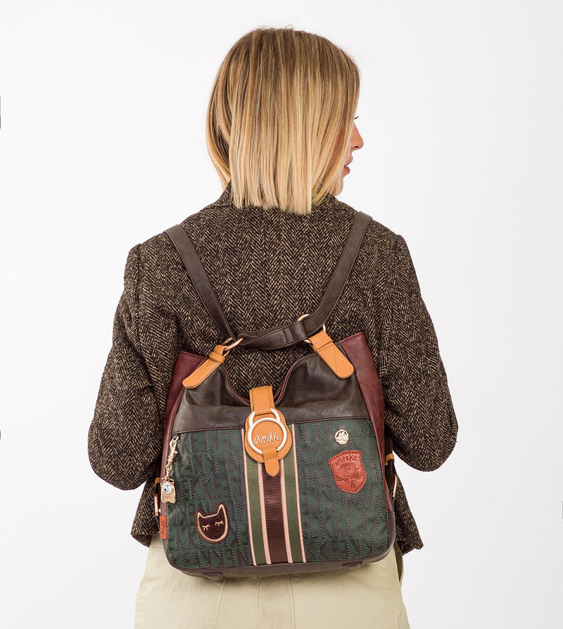 Sac à bandoulière urbain convertible en sac à dos