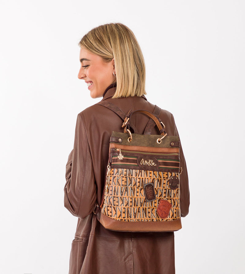 Sac à dos de logo urbain avec poche avant